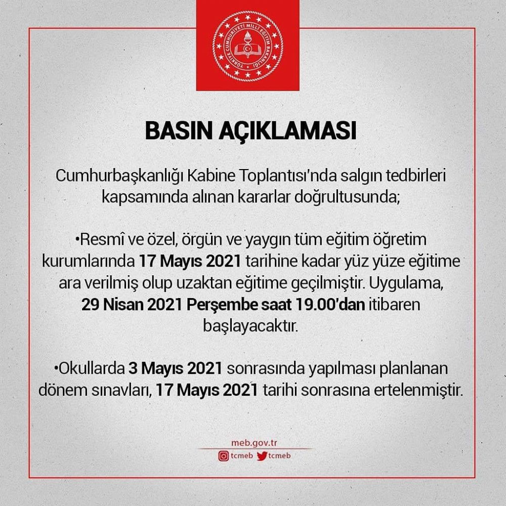 MEB’den açıklama