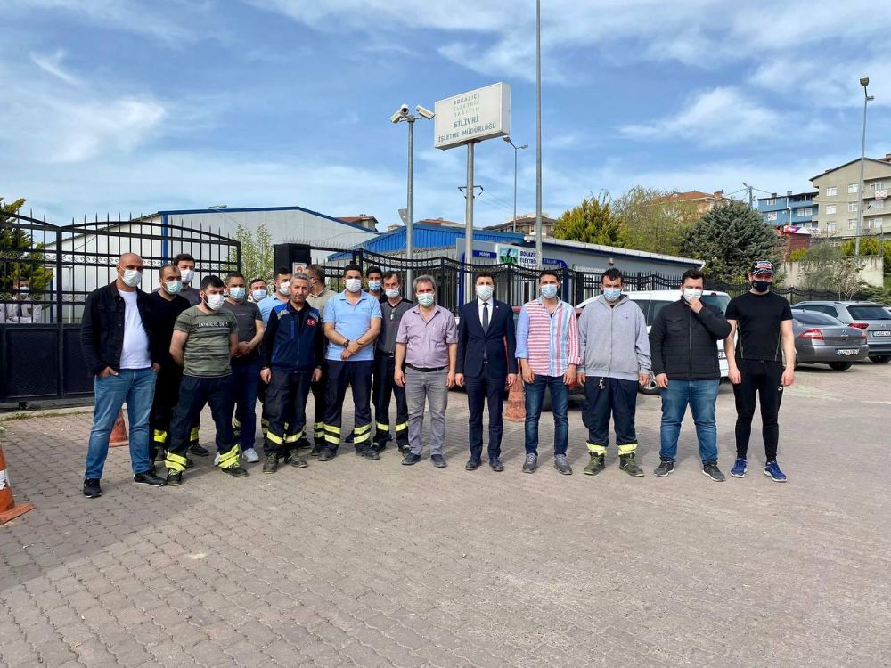 CHP’den BEDAŞ işçilerine destek ziyareti