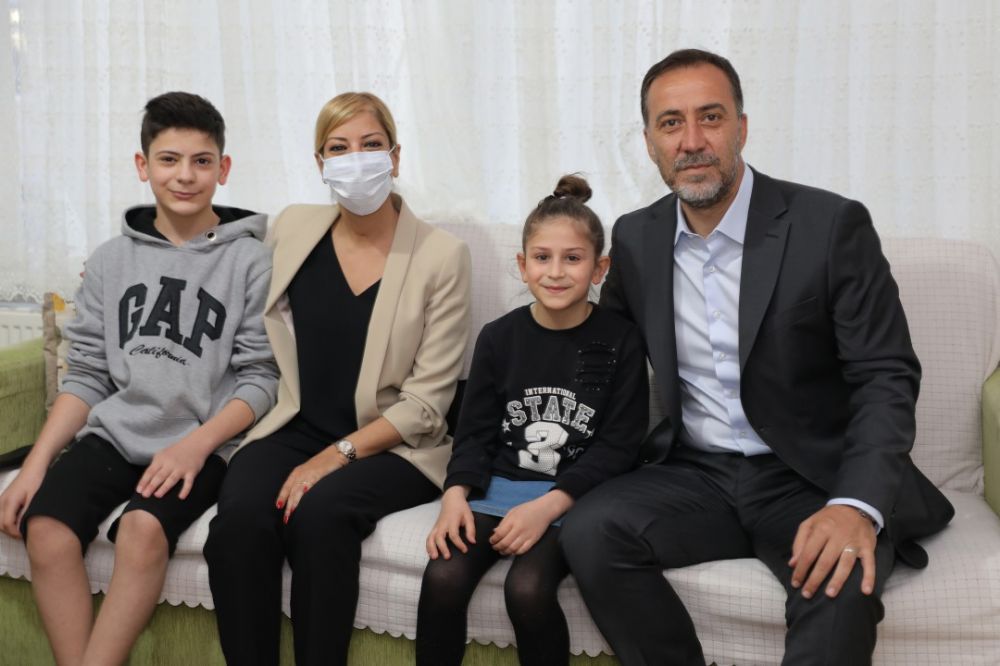 Alagöz ailesine misafir oldular