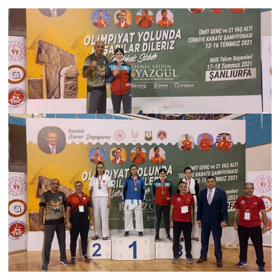 Silivri Karate Sporcusu Zehra Dinçeri’den Türkiye 3.lüğü
