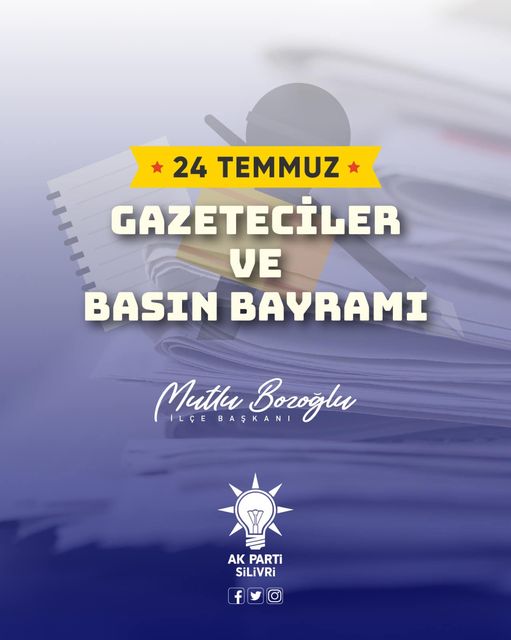 Bozoğlu’ndan 24 Temmuz mesajı