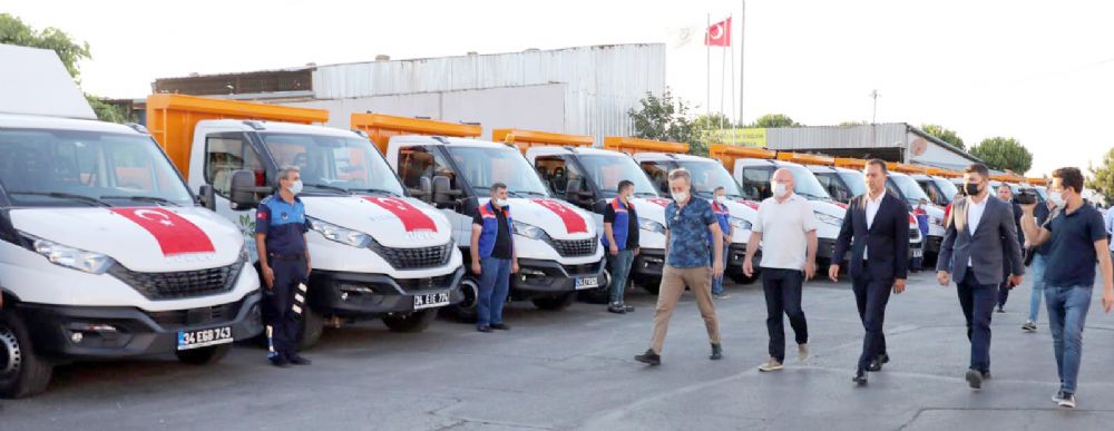 Silivri Belediyesinin hizmet aracı filosu genişlemeye devam ediyor