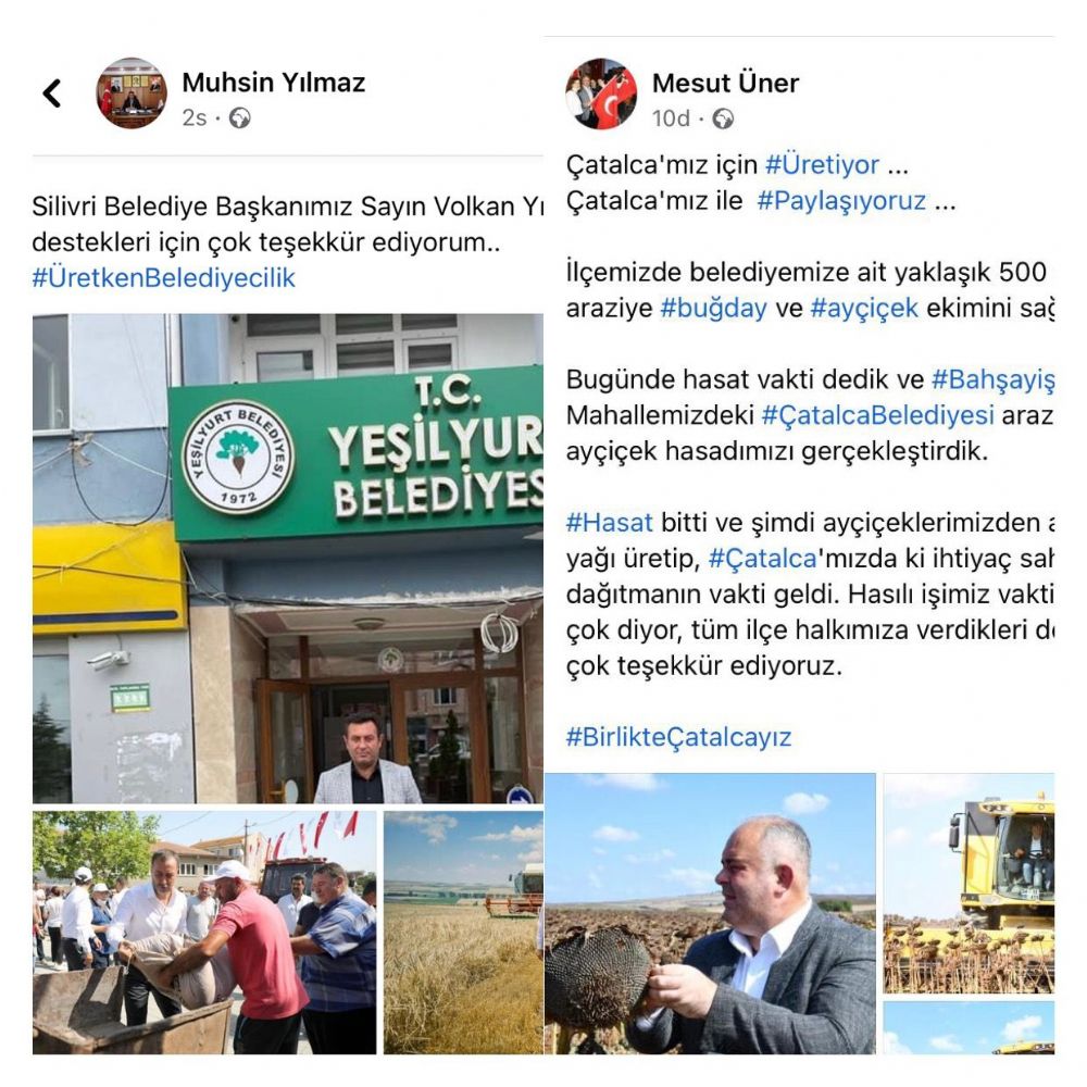 Yılmaz’ın tarım çalışmaları örnek oluyor