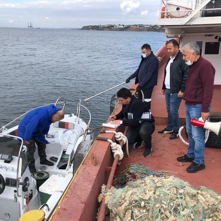 Denetimler denizde de devam etti
