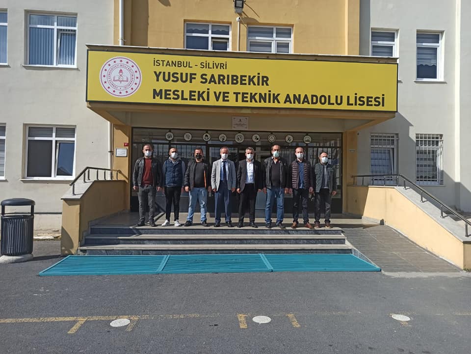 Sarıbekir Lisesi yöneticilerine hayırlı olsun ziyareti