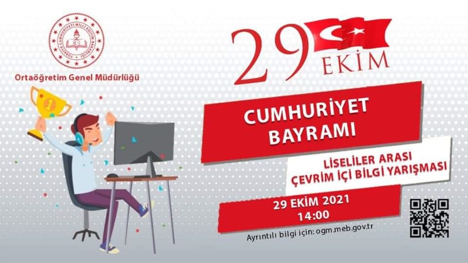 29 Ekim Cumhuriyet Bayramı Liseler arası yarışma