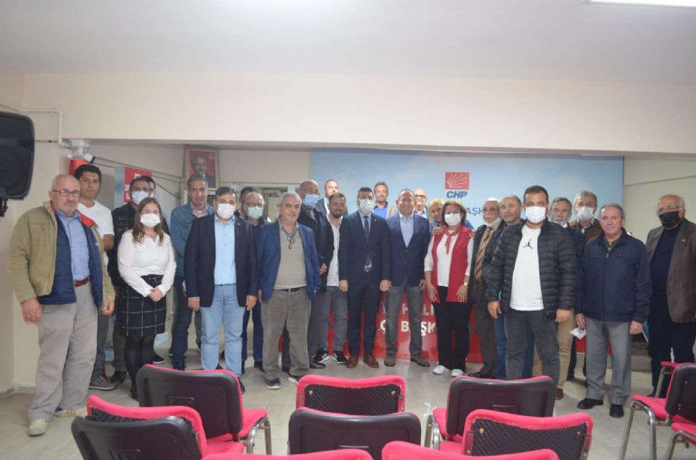 Hamzaçebi, CHP İlçe Merkezini ziyaret etti