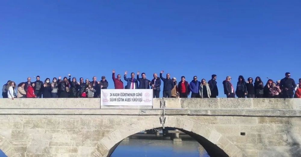 Silivri Eğitim Ailesinden yürüyüş etkinliği