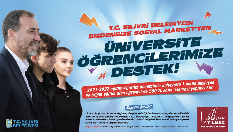 Silivri Belediyesi üniversite öğrencilerinin burslarını yatırmaya başladı