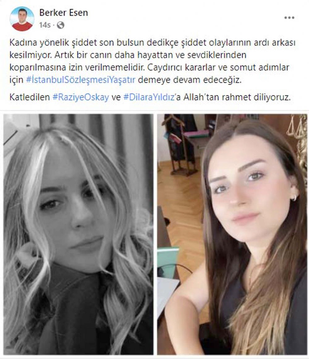 “İstanbulSözleşmesiYaşatır demeye devam edeceğiz”