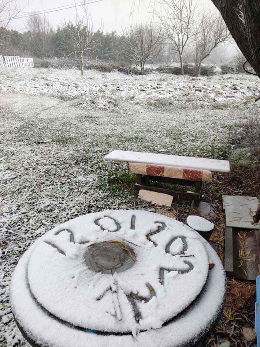 Köylerde kar yağışı etkili oldu