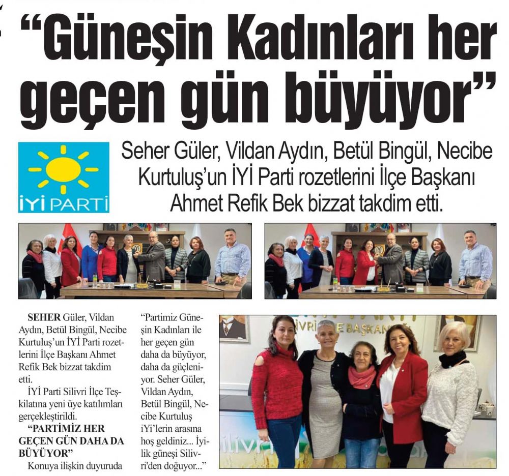 “Güneşin Kadınları her geçen gün büyüyor”