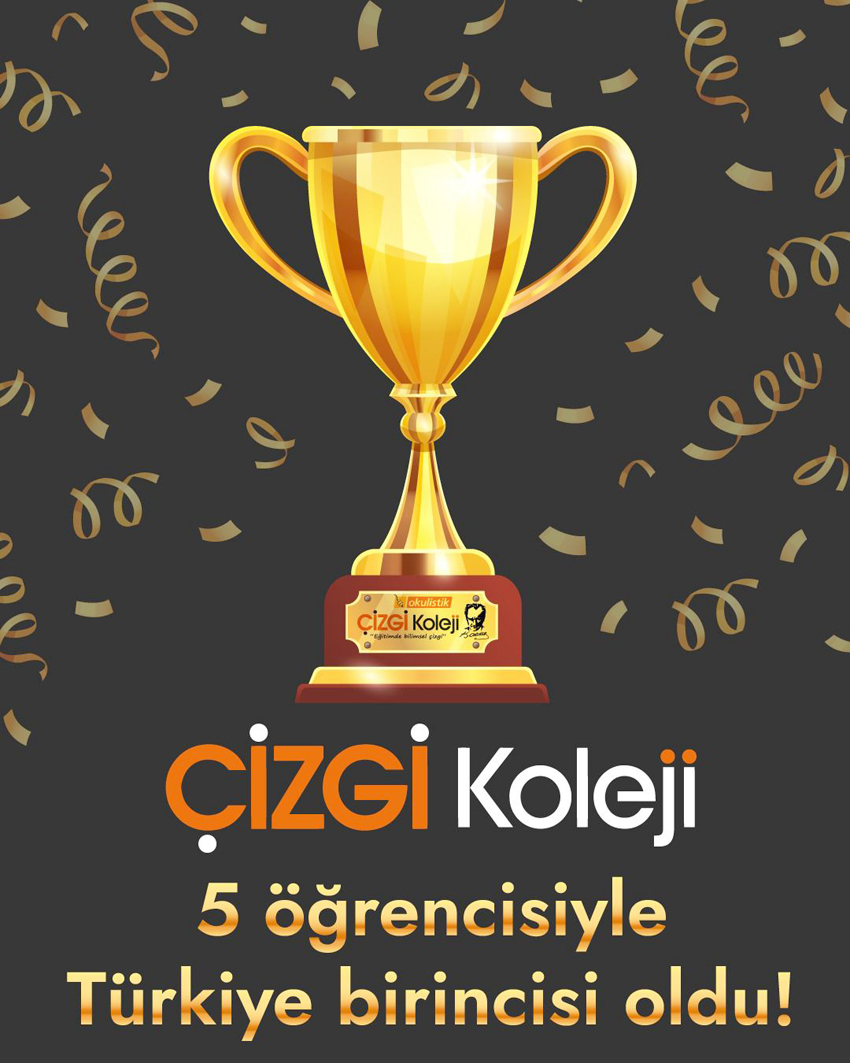 5 Türkiye 1.si Çizgi Koleji’nden