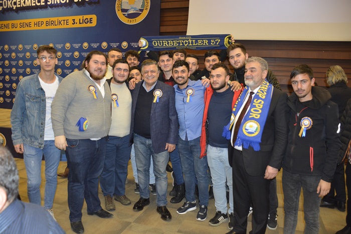 Küçükçekmece Sinopspor’dan Muhteşem Gece