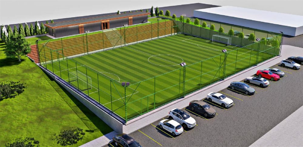 Yılmaz’dan Gümüşyaka’ya futbol tesisi