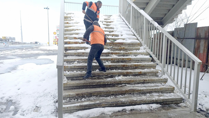 Buzlanma riskine karşı önlem alındı