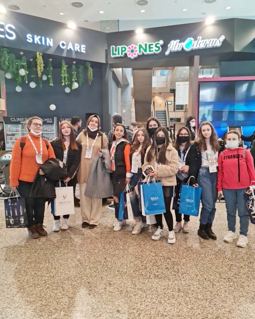 Güzellik ve Bakım Fuarı’na katıldılar
