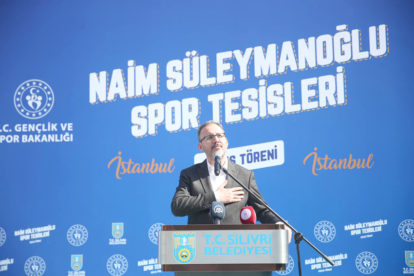 Bakan Kasapoğlu: Silivri’yi muhteşem bir eserle buluşturmanın sevinci içerisindeyiz