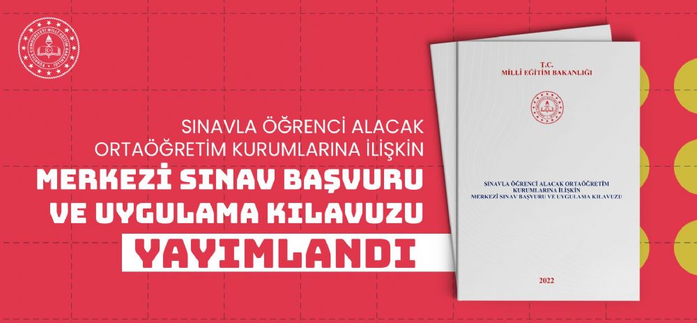 2022 LGS kapsamındaki Merkezî Sınav Kılavuzu yayımlandı