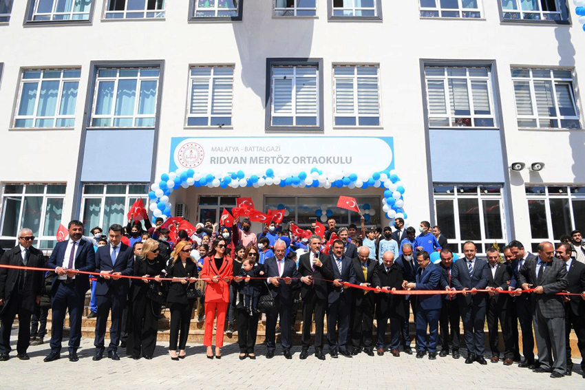 Rıdvan Mertöz Ortaokulu Malatya’da açıldı