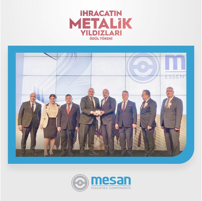 Bir ihracat ödülü de Mesan Kilit’e