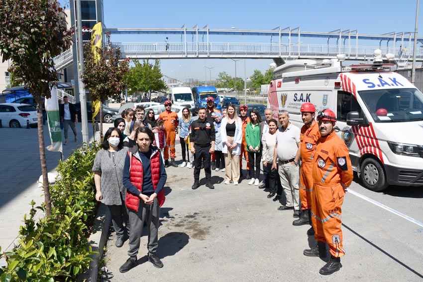 Afet Anı ve Tahliye tatbikatı yapıldı