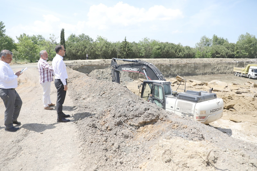 Millet Bahçesinin yapımına başlandı
