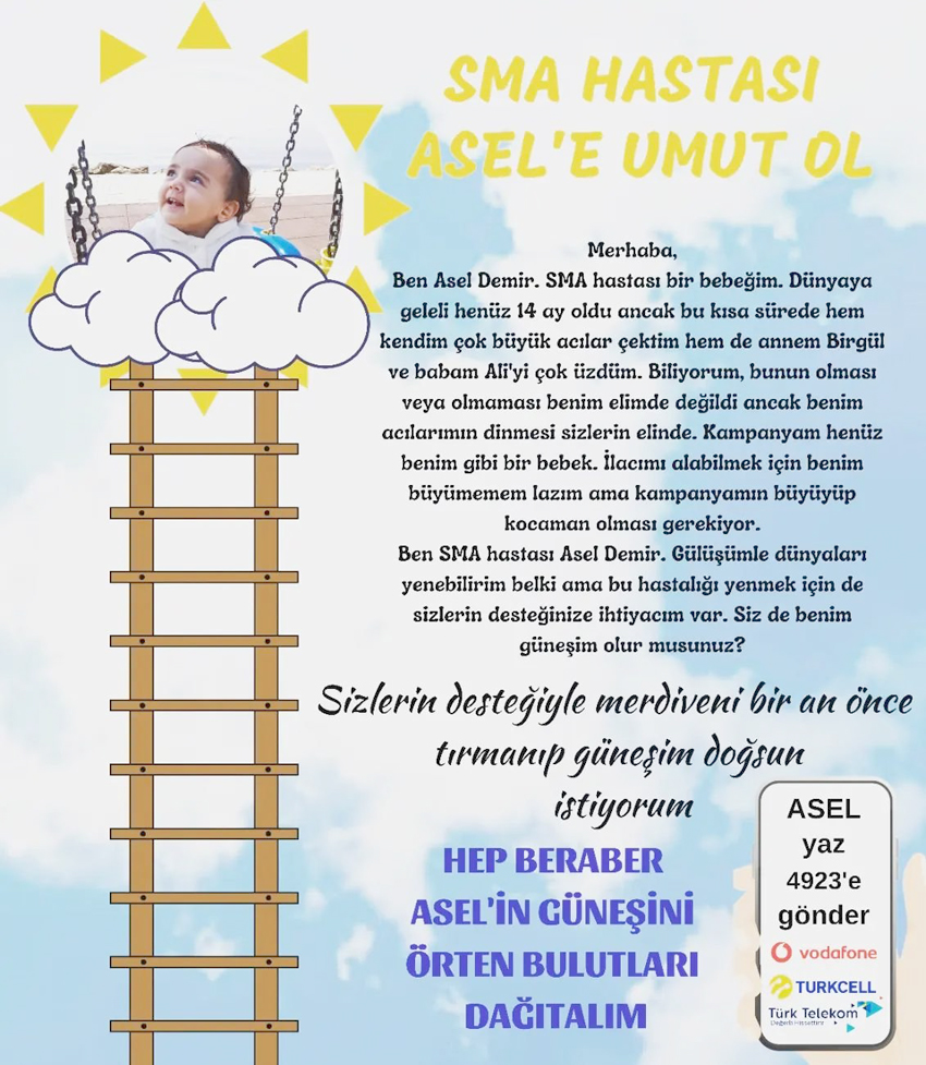 KAGİD’ten ASEL için yardım çağrısı