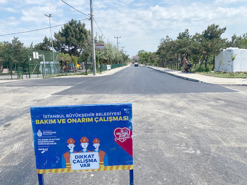 Seymen’de yağmur suyu hattı ve asfaltlama