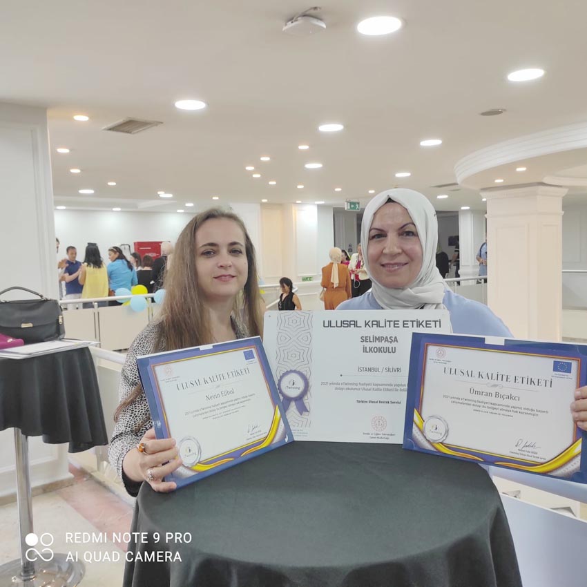 Selimpaşa İlkokulu’na ilk E-Twinning Kalite Etiketi Ödülü