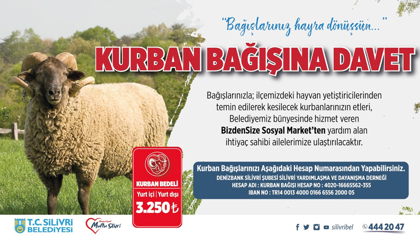 “Bağışlarınız hayra dönüşsün”