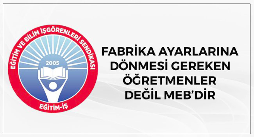 “Öğretmenin Fabrika Ayarları” konu başlığına tepki