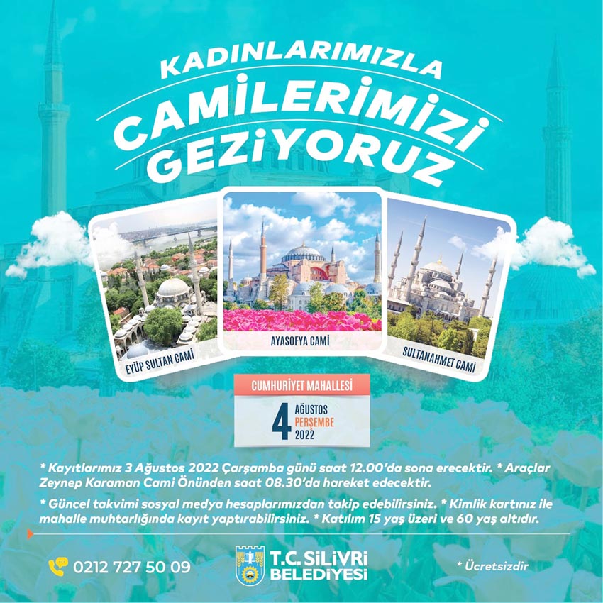Kadınlara yönelik cami gezileri sürüyor