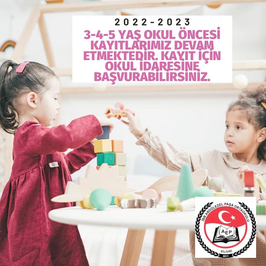 Anasınıfına kayıtlar devam ediyor