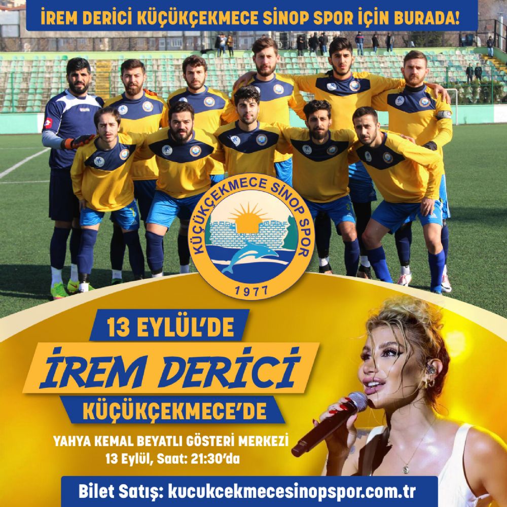 İrem Derici'den Küçükçekmece Sinopspor'a jest