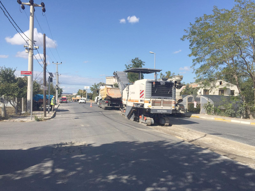 İBB’nin ilçemizdeki yol çalışmaları