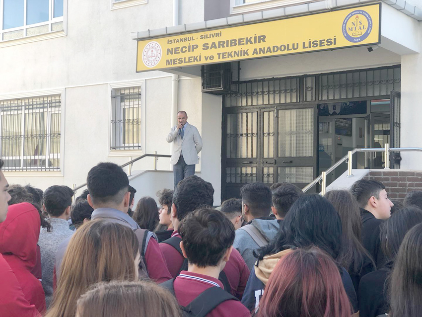 Necip Sarıbekir Lisesi’nde Ahilik programı