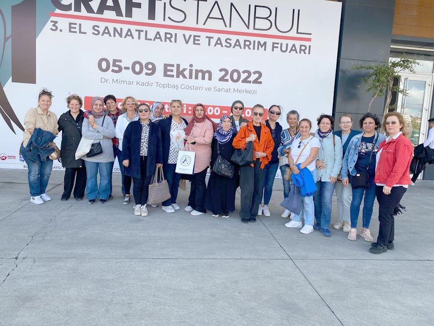 El Sanatları ve Tasarım Fuarı’nı gezdiler