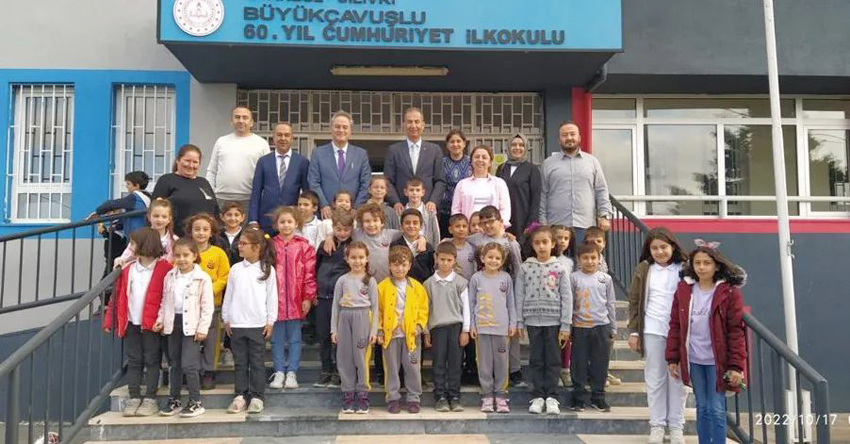 Büyükçavuşlu Okullarına ziyaret