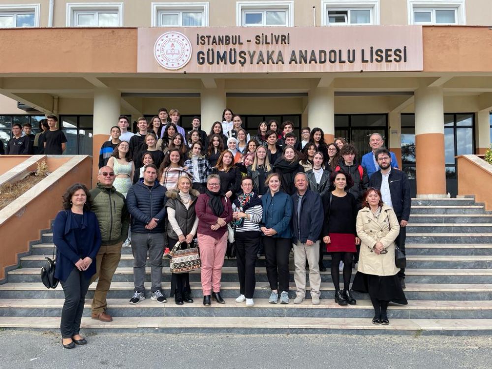 Gümüşyaka Anadolu Lisesi, proje ortaklarını ağırladı