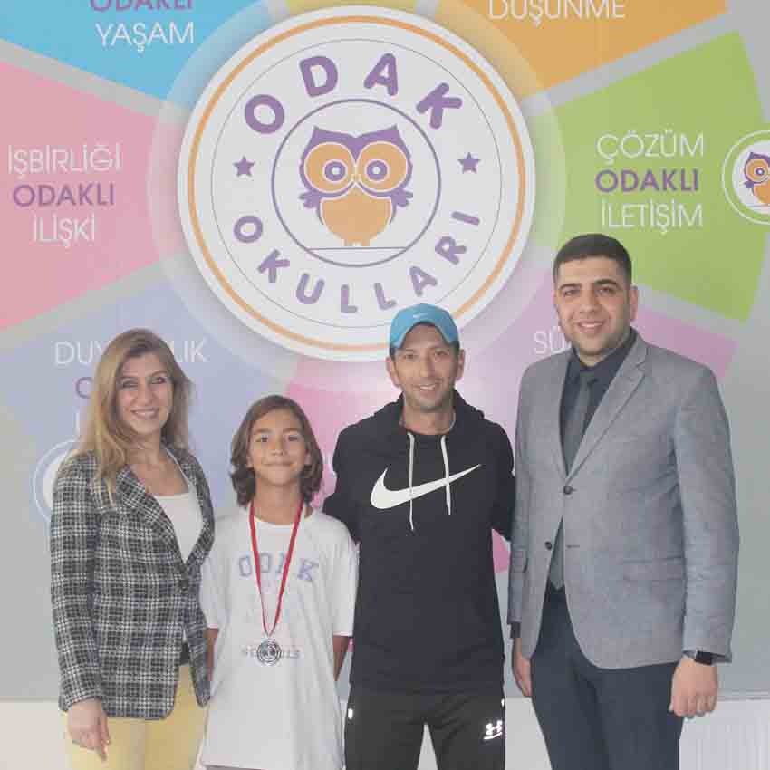 Küçük Erkekler kategorisinde 2. oldu