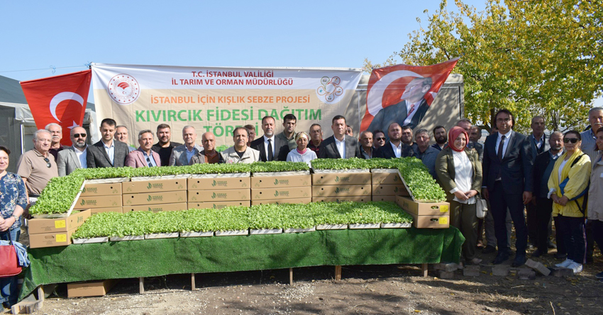 250 bin 500 Kıvırcık Fidesi üreticilerimiz ile buluştu