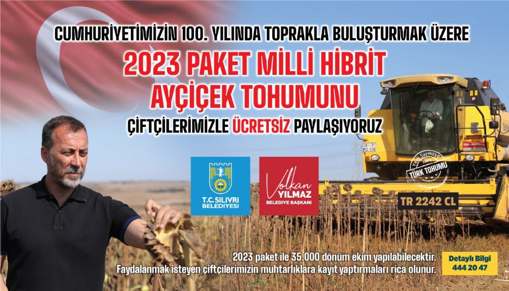 Milli Hibrit Ayçiçek tohumları ücretsiz dağıtılacak