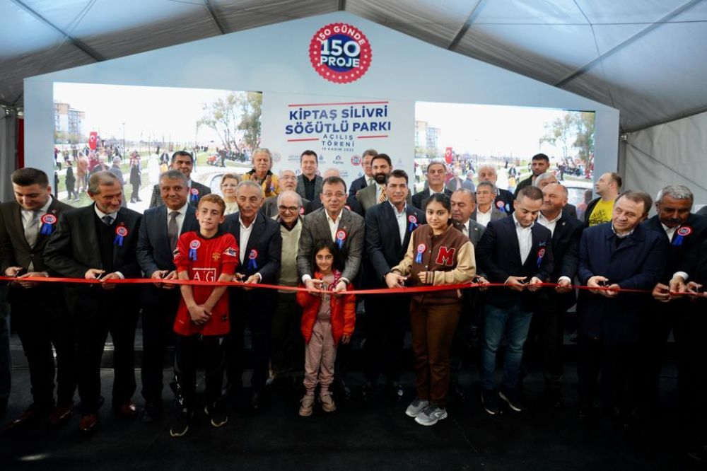 İmamoğlu, Kiptaş Silivri Söğütlü Parkı’nı açtı