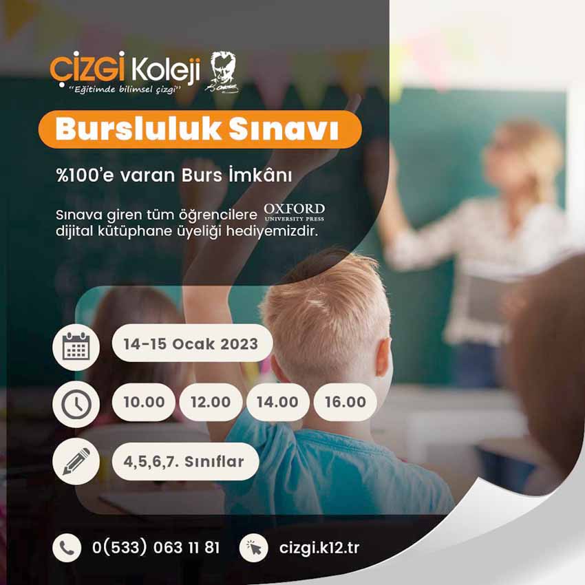 Çizgi Koleji’nden Bursluluk Sınavı