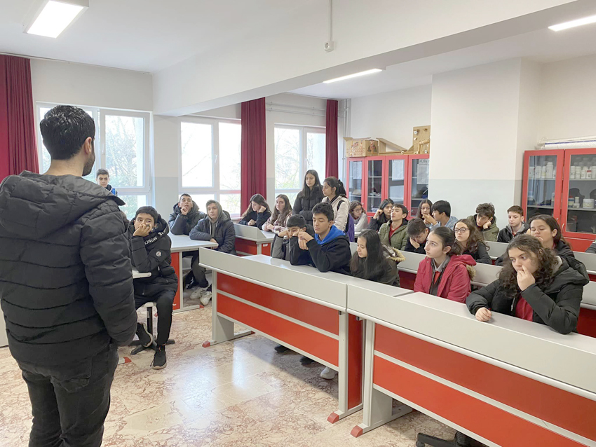 Ziylan öğrencileri lise tanıtım gezisinde