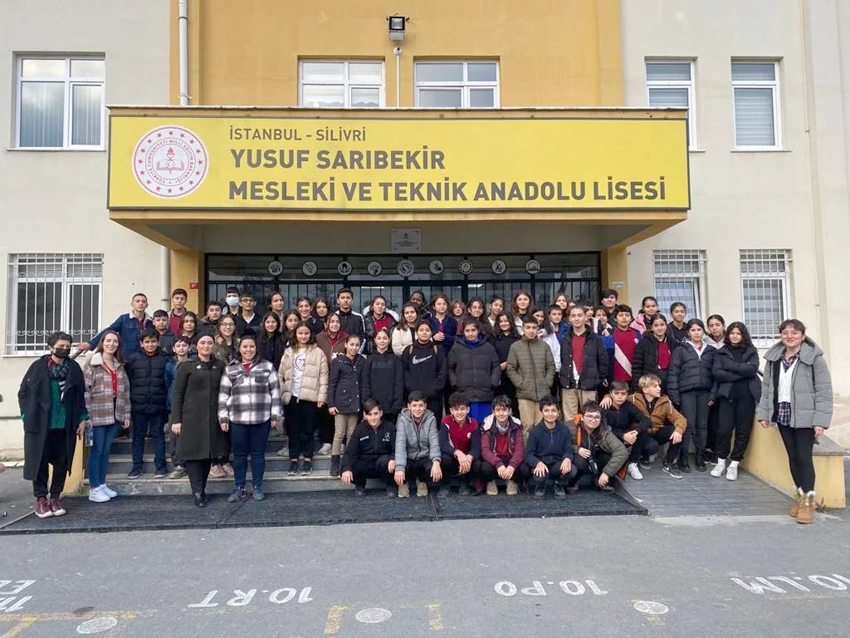 Ortaokul öğrencileri Yusuf Sarıbekir Lisesi’nde