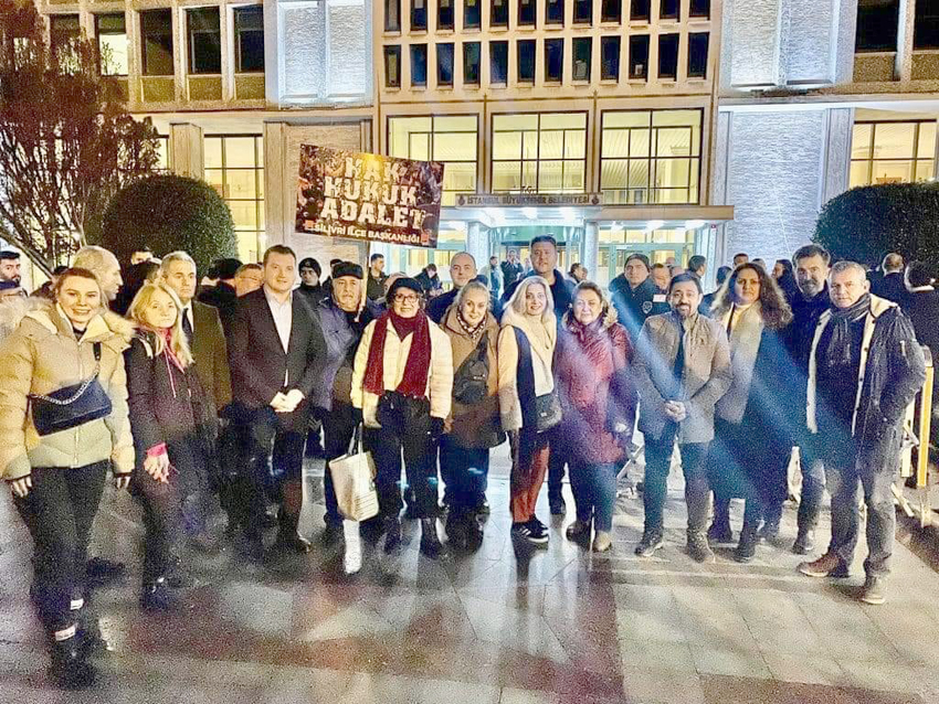 Saraçhane’de Adalet Nöbetine katıldılar