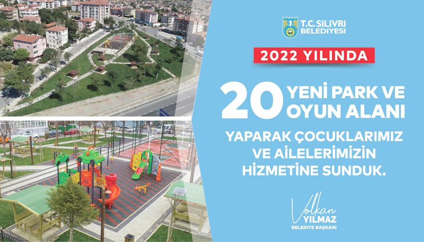 Park yatırımları hız kesmiyor