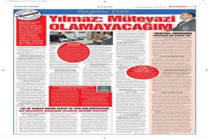 Volkan Yılmaz: Mütevazi olamayacağım